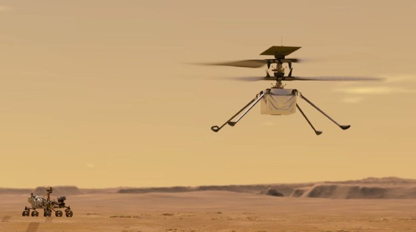 Ingenuity vuela en Marte por séptima vez y sin contratiempos