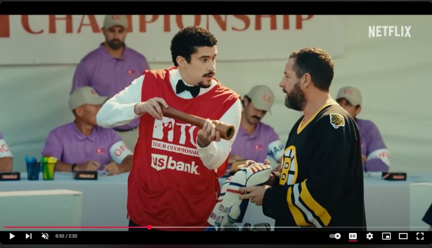 &nbsp;Bad Bunny interpretando al caddie de Happy Gilmore&nbsp;