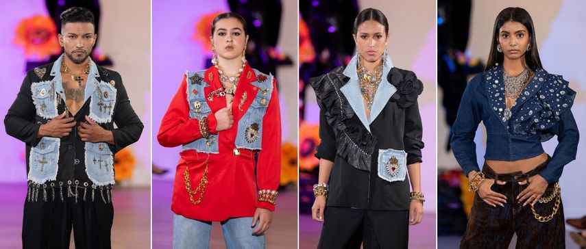 Looks de su nueva colección de Helga Terán. 