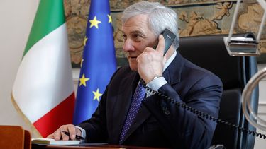 El canciller italiano Antonio Tajani
