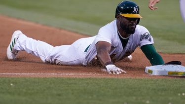 El dominicano Starling Marte se ha encargado de colocar su sello desde que aterrizó en los Atléticos de Oakland / Foto AP