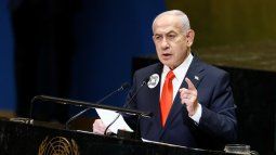 &nbsp;El primer ministro israelí, Benjamin Netanyahu, se dirige a la Asamblea General de las Naciones Unidas en la sede de la ONU en Nueva York el 26 de septiembre de 2025.&nbsp;