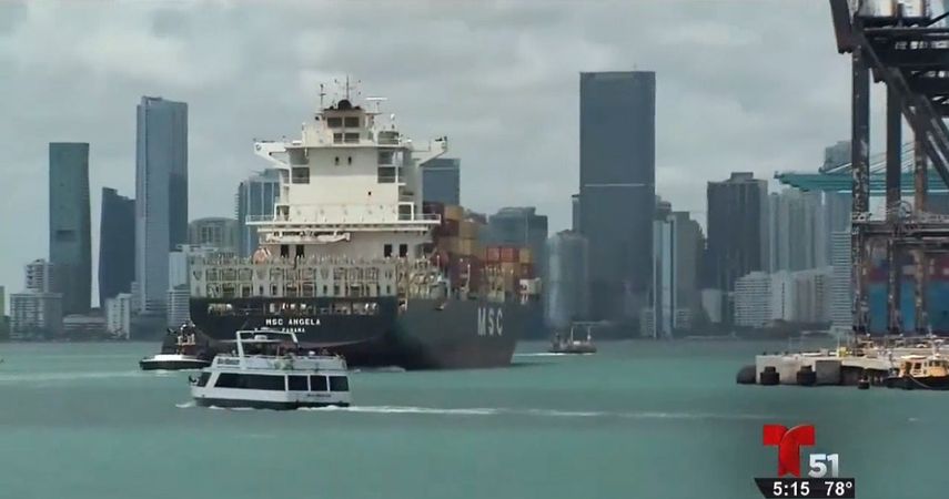 Estos sistemas de navegación facilitarán la entrada y salida de buques de gran calado al puerto de Miami.