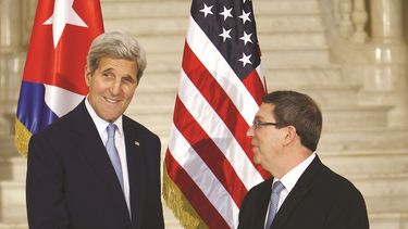 El secretario de Estado John Kerry aseguró en la mañana del viernes en La Habana que Washington seguirá insistiendo en el tema de los derechos humanos con sus homólogos cubanos. (EFE)