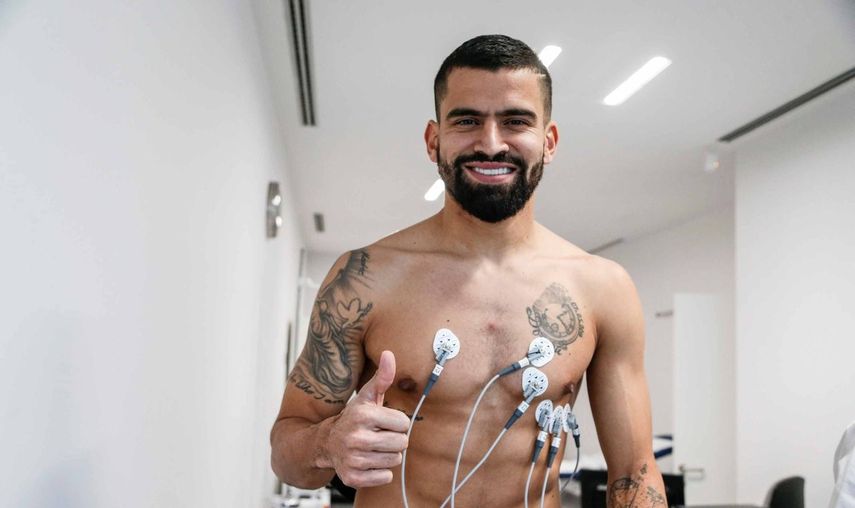 Rincón pasó sin problemas el reconocimiento médico del equipo.