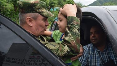 El&nbsp;niño&nbsp;Cristo José Contreras, de cinco años e hijo del alcalde de El Carmen, en el departamento de Norte de Santander, secuestrado hace una semana, fue liberado hoy en la convulsa zona colombiana del Catatumbo, confirmó el presidente Iván Duque.