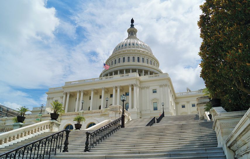 Vista parcial del Capitolio nacional.