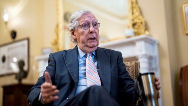 &nbsp;Mitch McConnell, líder de la minoría republicana en el Senado.