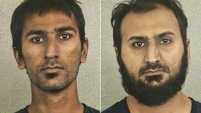 Rees Alam Qazi, de 22 años, y su hermano Sheheryar Alam Qazi, de 32. (Foto de Broward Sheriffs Office).