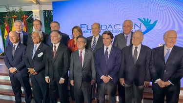 Expresidentes y personalidades participantes en el V Encuentro Ciudadano, con el tema: “Centroamérica: amenazas y oportunidades compartidas; un destino común”, promovido por la Fundación Libertad y Desarrollo