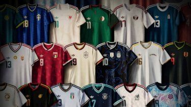 Post de Adidas para anunciar las nuevas indumentaria de las selecciones para el Mundial&nbsp;