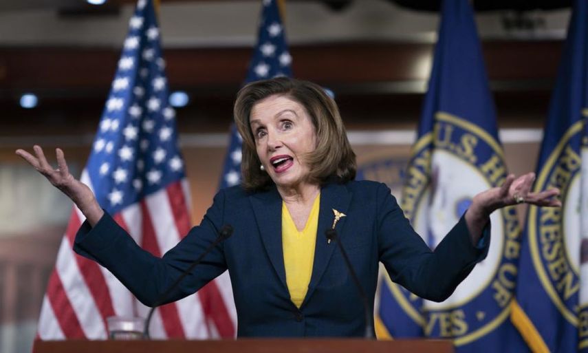 La presidenta de la Cámara de Representantes, Nancy Pelosi.