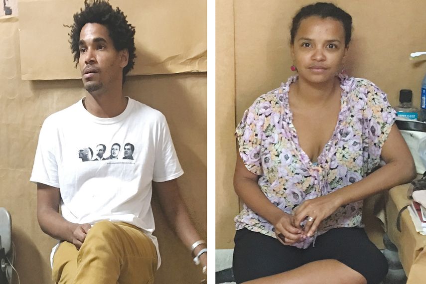 Luis Manuel Otero&nbsp;y&nbsp;Yanelys Núñez.