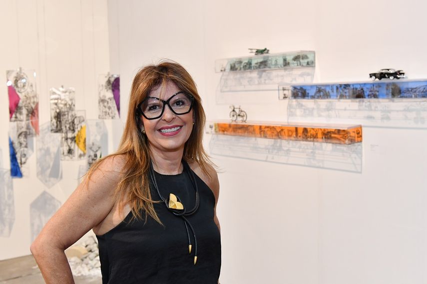 La artista Nahila Campos.&nbsp;