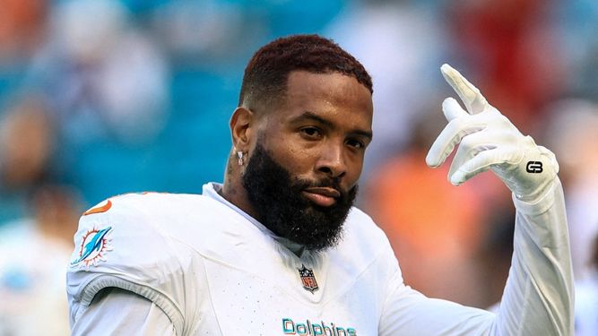 Odell Beckham jr. exjugador de los Miami Dolphins