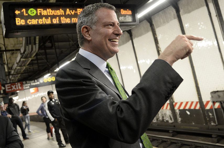 El alcalde de Nueva York, el demócrata Bill de Blasio. (EFE)