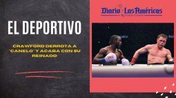 El mexicano Saul Canelo Álvarez fue derrotado por el norteamericano Terence Crawford en Las Vegas durante la pelea de boxeo transmitida por Netflix El mexicano Saul Canelo Álvarez fue derrotado por el norteamericano Terence Crawford en Las Vegas durante la pelea de boxeo transmitida por Netflix