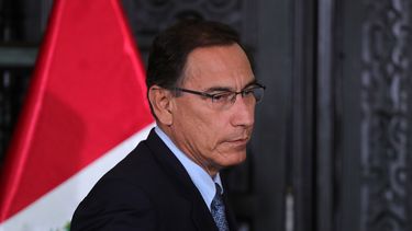 El presidente de Perú, Martín Vizcarra.