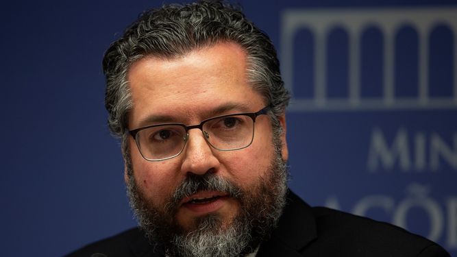 El ministro de Relaciones Exteriores de&nbsp;Brasil, Ernesto Araujo.
