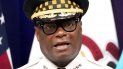 El superintendente de la policía de Chicago, David O. Brown, responde a preguntas durante una conferencia de prensa el jueves 22 de julio de 2021 en Chicago. El superintendente de la policía de Chicago, David O. Brown, responde a preguntas durante una conferencia de prensa el jueves 22 de julio de 2021 en Chicago.