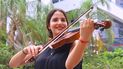 La violinista Olivia Armas. 