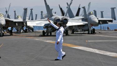 Diario las Américas | PORTAAVIONES   USS GEORGE H. W. BUSH  (ED)   RONEN ZVULUN    AFP  2026