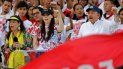 Los dictadores Rosario Murillo y Daniel Ortega con su hija Camila Ortega Murillo, durante el acto del 40 aniversario de la llamada revolución sandinista. EEUU ha impuesto sanciones a Ortega, su familia, y otros integrantes de su régimen en Nicaragua. Los dictadores Rosario Murillo y Daniel Ortega con su hija Camila Ortega Murillo, durante el acto del 40 aniversario de la llamada revolución sandinista. EEUU ha impuesto sanciones a Ortega, su familia, y otros integrantes de su régimen en Nicaragua.