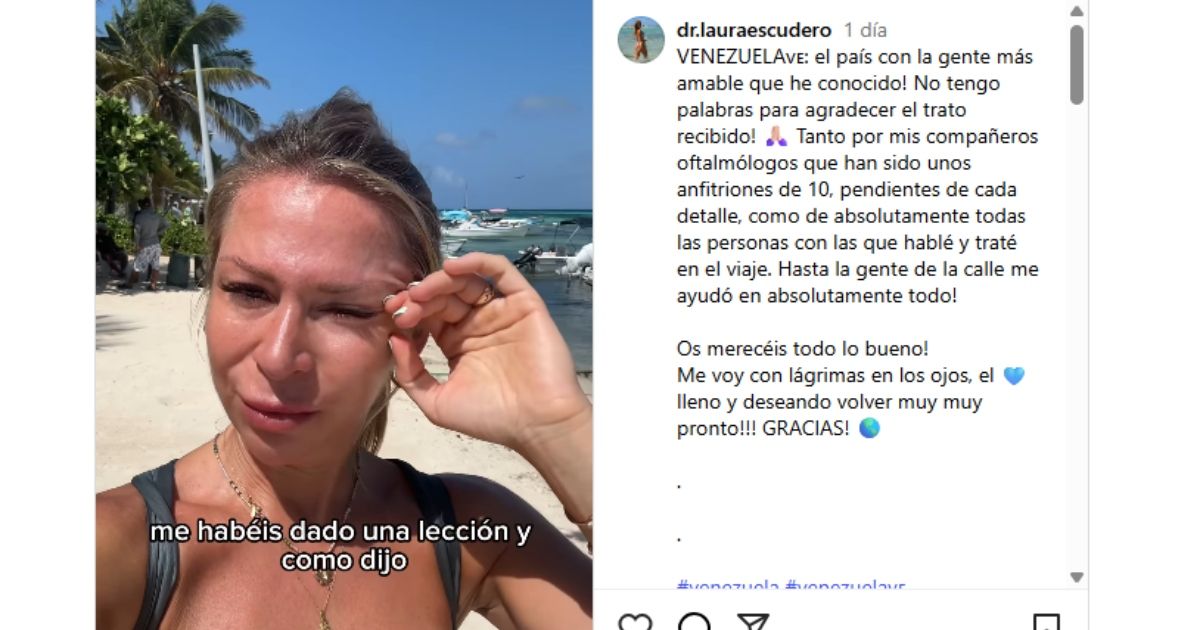 Turista española elogia la calidad humana de los venezolanos: “Me dieron una lección”