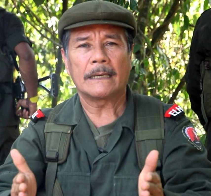 Nicol&aacute;s Rodr&iacute;guez Bautista, Gabino, comandante del ELN.&nbsp;
