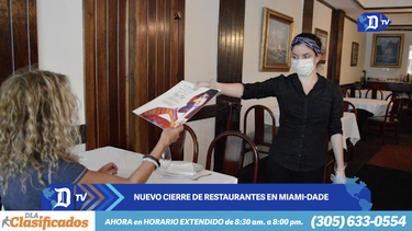 nuevo cierre de restaurantes en miami-dade