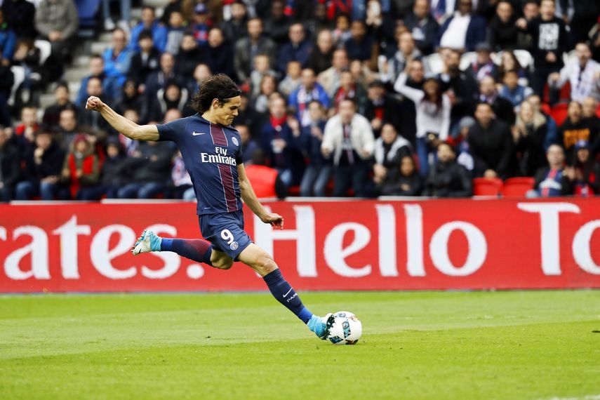 Cavani ha marcado más de 100 veces desde su llegada al equipo parisino en 2013.