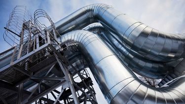 Una vista de los gasoductos