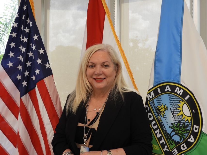 Alina García, supervisora de elecciones del condado Miami-Dade.