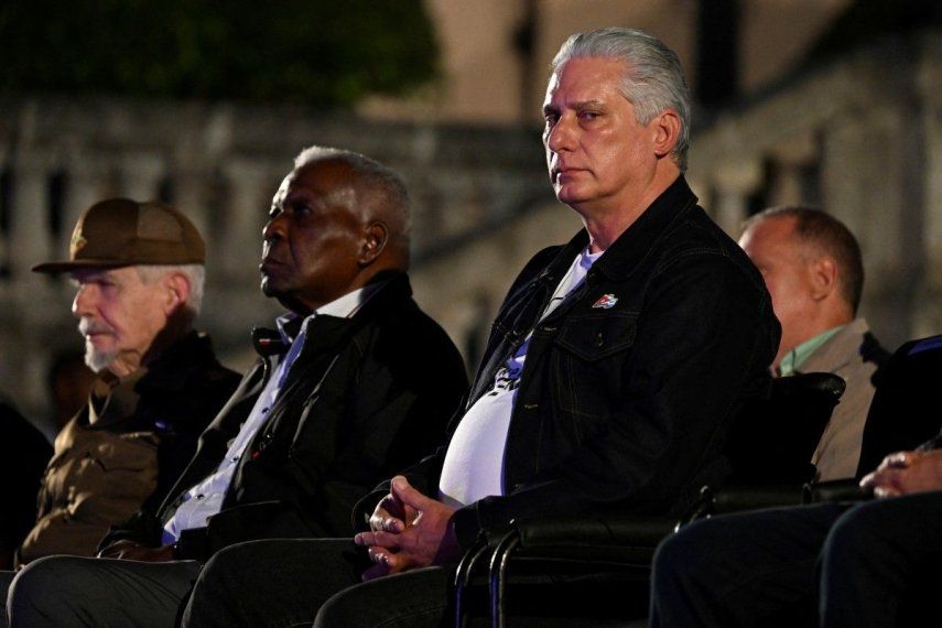 El dictador de Cuba, Miguel Díaz-Canel.