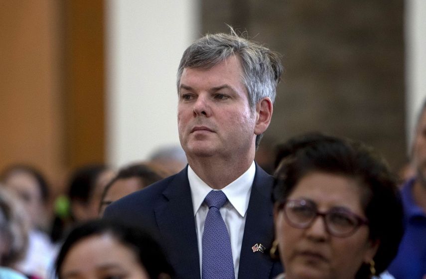 Kevin Sullivan, embajador de Estados Unidos en Nicaragua.