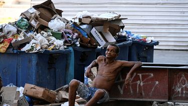 Mendigo en Cuba.&nbsp;