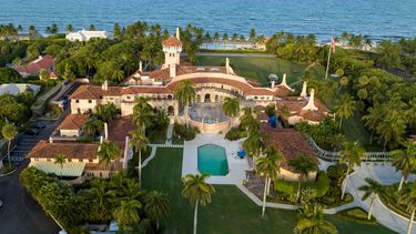 La residencia del expresidente Donald Trump, en Mar-a-Lago, Florida.
