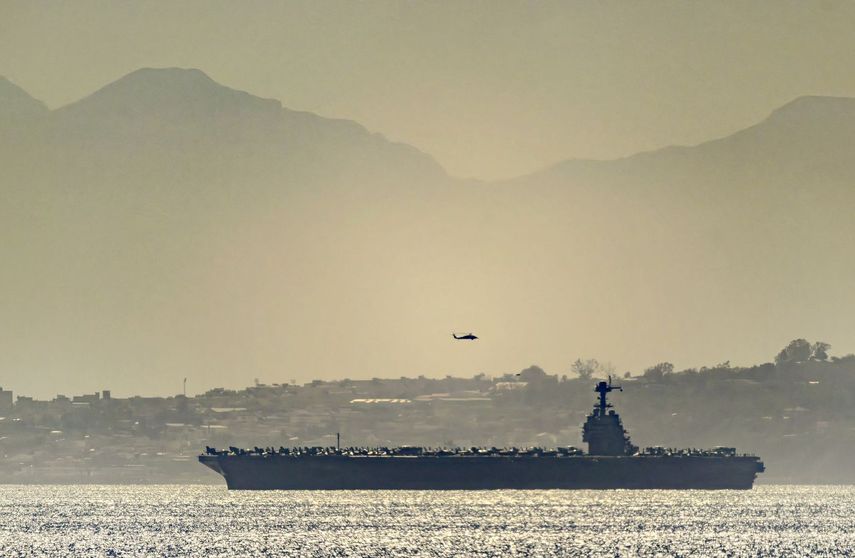 El protaaviones USS Gerald R. Ford, el más potente y moderno de la armada estadounidense.&nbsp;