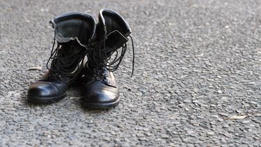 Imagen referencial de botas militares.&nbsp;