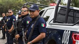 Imagen referencial, policías de México.&nbsp;