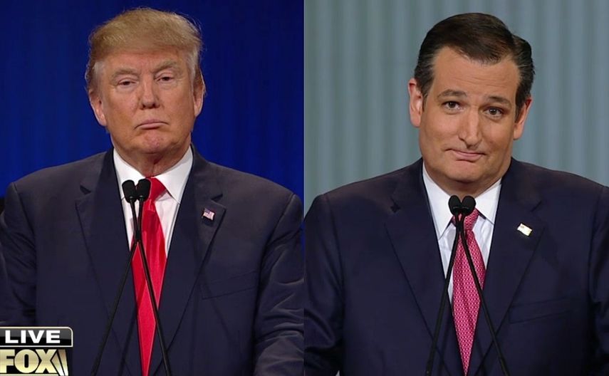 Donald Trump y Ted Cruz protagonizaron los más polémicos debates de la noche (CAPTURA DE PANTALLA)