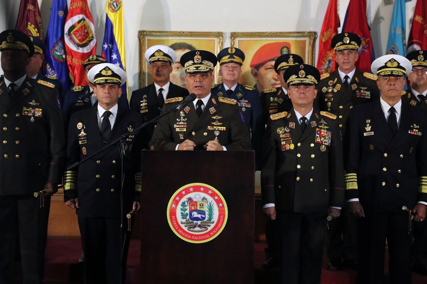 Pronunciamiento del Alto Mando Militar venezolano.