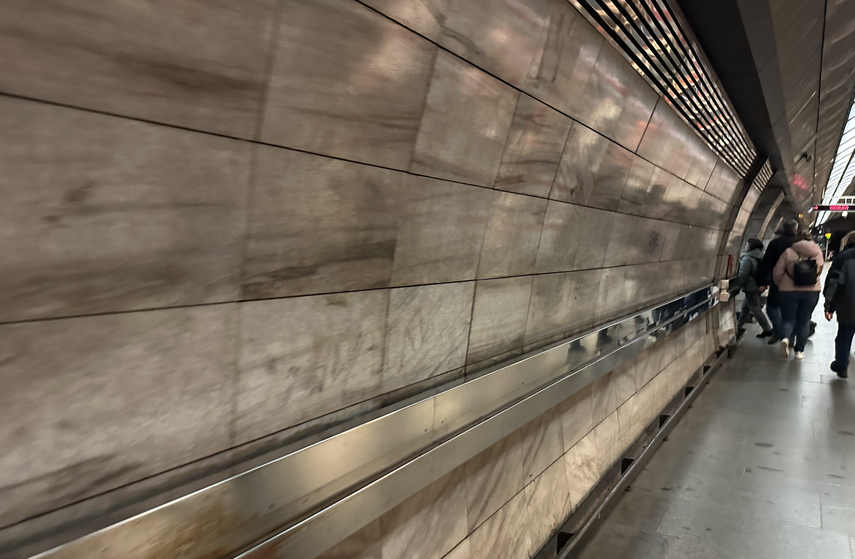 El mármol cubano fue utilizado para la decoración y el revestido de las paredes del Metro de Praga.
