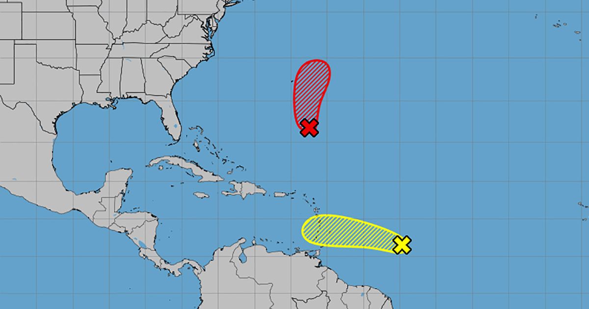 Baja presión afectaría a las Antillas Menores