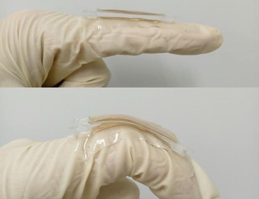 Una pestaña de oro y polímero puede ser capaz de generar electricidad.