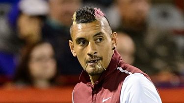 Kyrgios ya fue multado previamente, pero podría recibir más sanciones. (EFE)