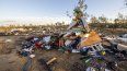 Lo único que queda de una casa ubicada en County Road 43 son los cimientos después del paso de un tornado, el jueves 12 de enero de 2023, en Prattville, Alabama.&nbsp;