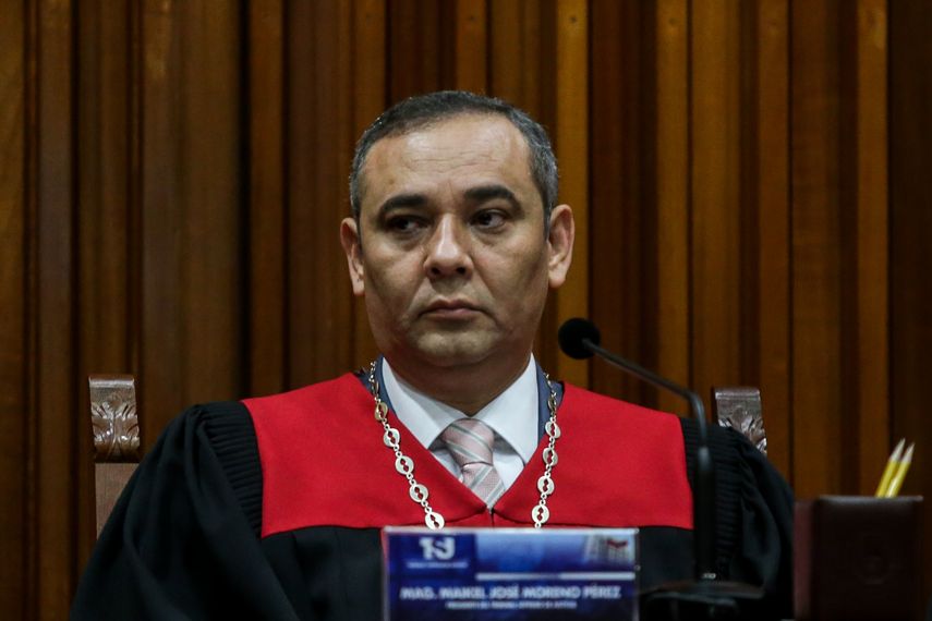 Maikel Moreno, presidente del Tribunal Supremo de Justicia del régimen de Maduro.