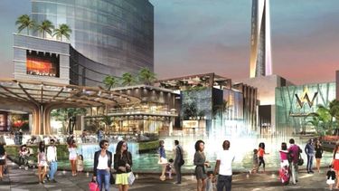 Maqueta del  “American Dream Miami” un espacio especialmente concebido para el entretenimiento. (Triple Five Group) 