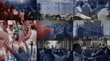 Collage de Imágenes de Ellos gritan libertad.&nbsp;